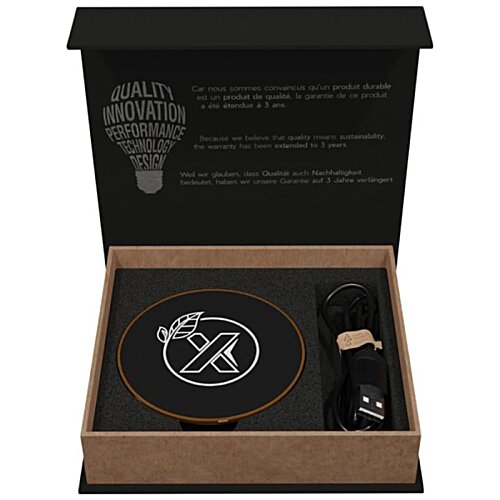 Additional Image 2 - a black box with a black and white object in it