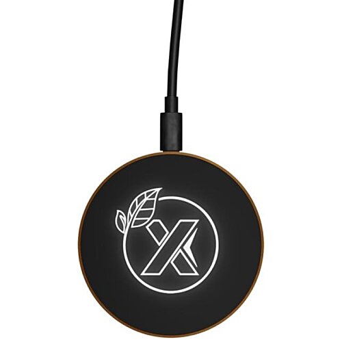 Additional Image 4 - a black wireless charger with a white x on it