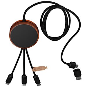 Additional Image 6 - a black cord with a round object on it