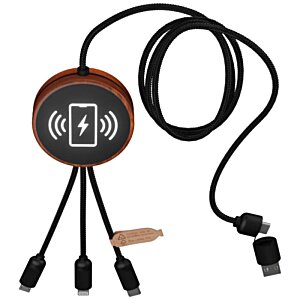 Additional Image 7 - a black cord with a round object on it