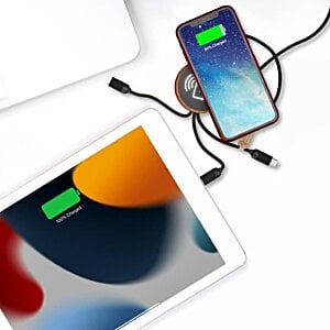 Additional Image 9 - a cell phone charging on a laptop