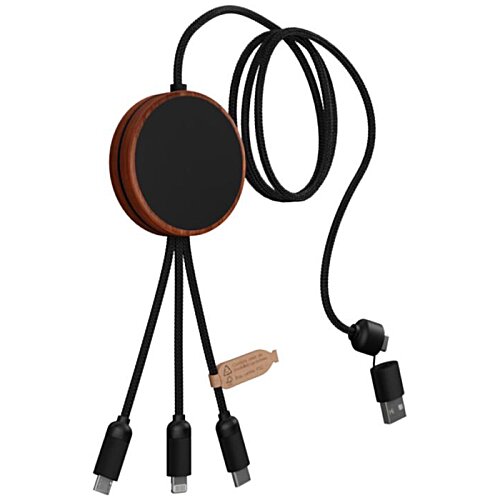 Additional Image 2 - a black and brown headphones with a cord