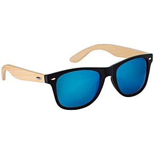 Additional Image 4 - a pair of sunglasses with blue lenses
