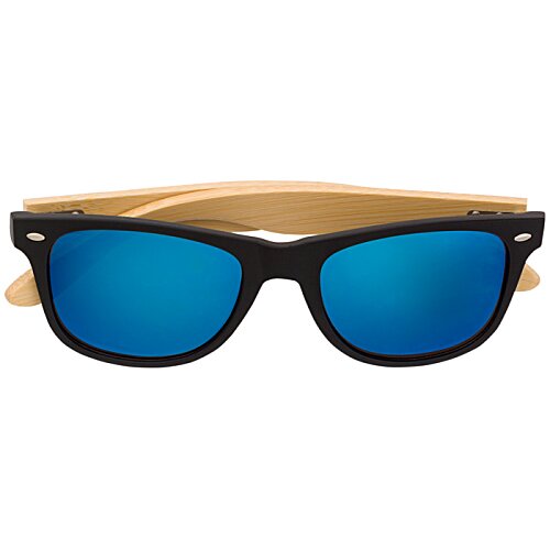 Additional Image 2 - a pair of sunglasses with blue lenses