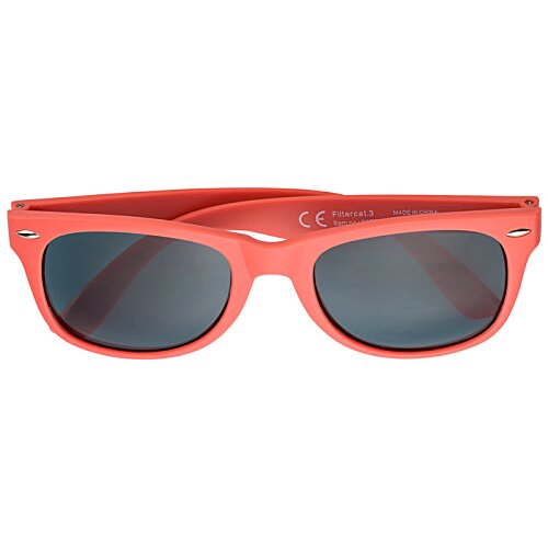 Additional Image 1 - a red sunglasses with black lenses