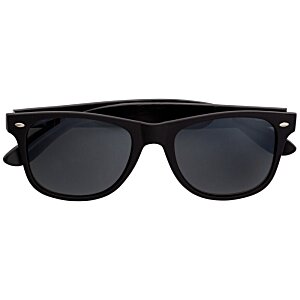 Additional Image 2 - a black sunglasses with black lenses