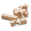 View Image 2 of 6 of Bamboo Brain Teaser Puzzle - Cross