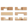 View Image 3 of 6 of Bamboo Brain Teaser Puzzle - Cross