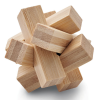 View Image 2 of 6 of Bamboo Brain Teaser Puzzle - Star