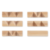 View Image 4 of 6 of Bamboo Brain Teaser Puzzle - Star