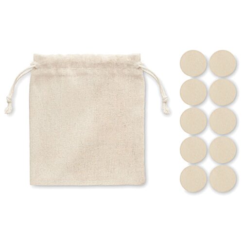 Additional Image 3 - a white bag and several white circles