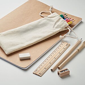 Additional Image 4 - a white bag and pencils on a clipboard