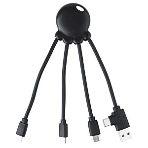 Additional Image 1 - a black round object with many cables