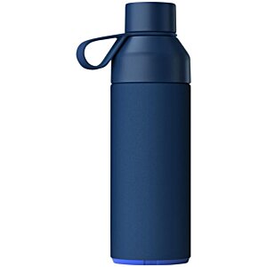 Additional Image 4 - a blue water bottle with a strap