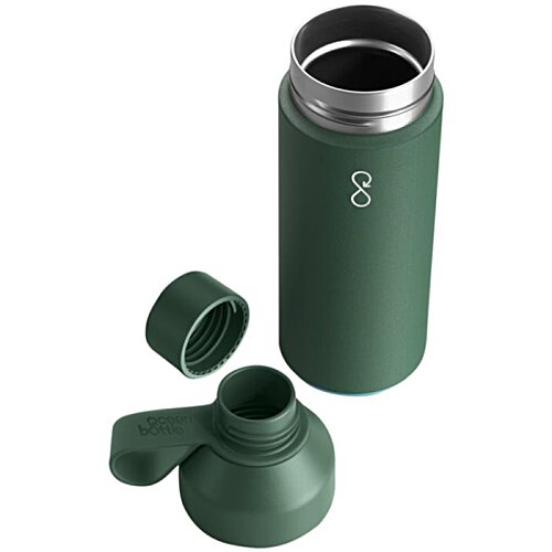 Additional Image 2 - a green thermos with a lid