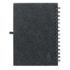 View Image 2 of 6 of Nola Felt Cover Wiro Notebook