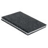 View Image 3 of 6 of Nola Felt Cover Wiro Notebook