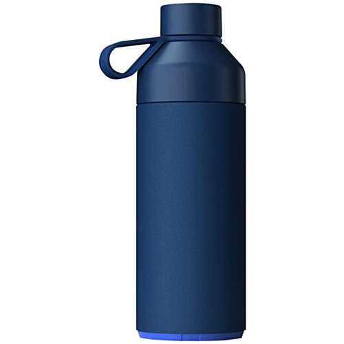Additional Image 2 - a blue water bottle with a strap