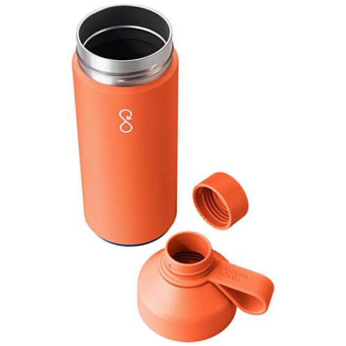 Additional Image 4 - an orange and silver thermos
