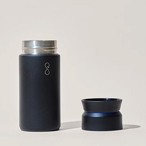 Additional Image 4 - a black and silver metal container