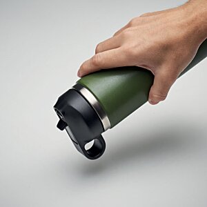 Additional Image 6 - a hand holding a green and black water bottle