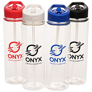 Additional Image 5 - a group of plastic bottles with red blue and white caps