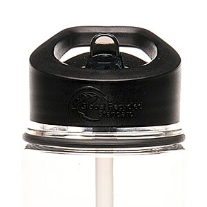 Additional Image 2 - a black and silver water bottle