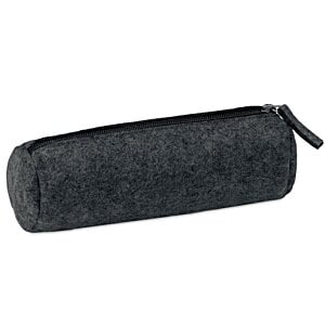 Additional Image 3 - a black pencil case with a zipper