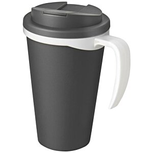 Additional Image 1 - a black and white coffee mug
