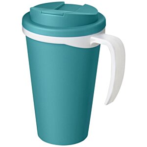 Additional Image 3 - a blue and white coffee cup