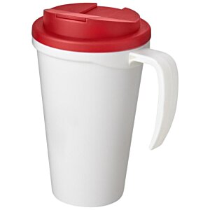 Additional Image 4 - a white and red coffee mug