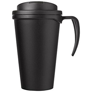 Additional Image 2 - a black coffee cup with a handle