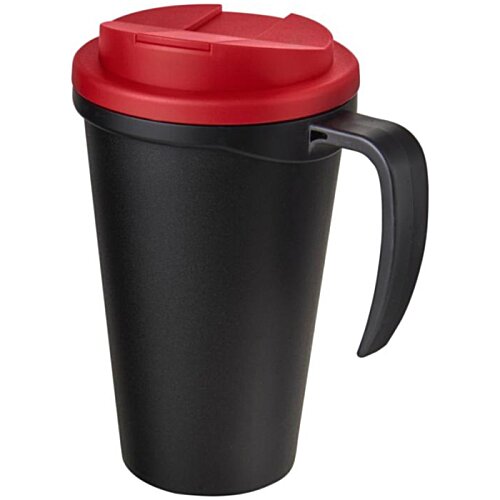 Additional Image 6 - a black and red coffee mug
