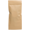 a brown bag with a zipper