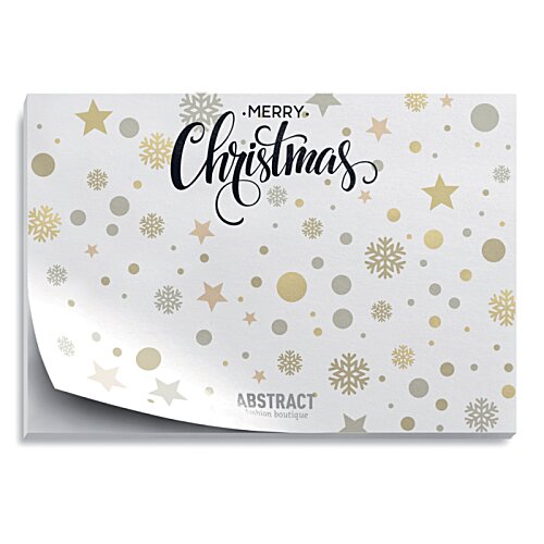 Additional Image 5 - a white paper with gold stars on it