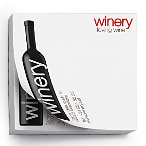 Additional Image 8 - a white square with a black bottle on it