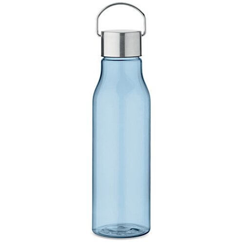 Additional Image 2 - a blue water bottle with a silver cap