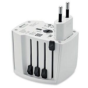 Additional Image 1 - a white electrical device with black plugs