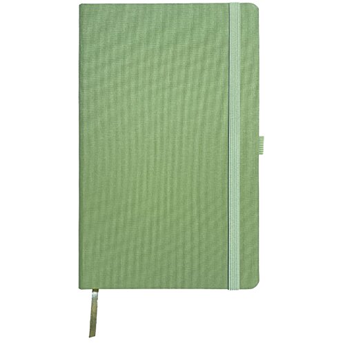 Additional Image 4 - a green notebook with a white stripe