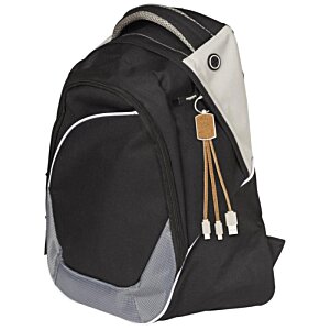 Additional Image 4 - a black and grey backpack