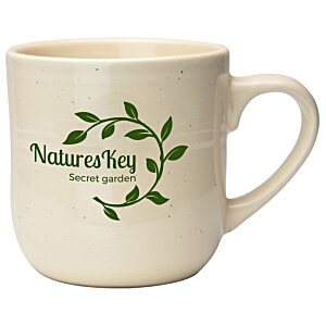 Additional Image 2 - a white mug with green leaves on it