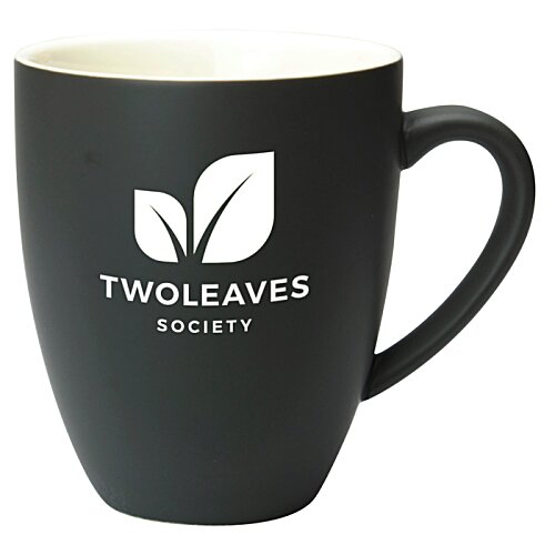 Additional Image 5 - a black mug with white text