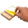 View Image 5 of 5 of Bamboo Phone Stand with Sticky Notes