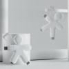 a white objects on a white surface