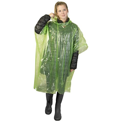 Additional Image 5 - a woman wearing a green raincoat