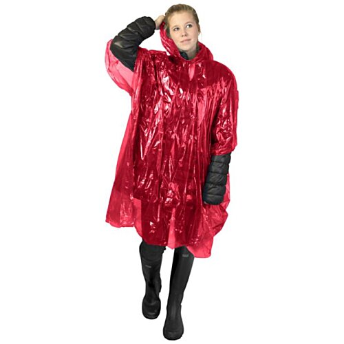 Additional Image 3 - a person in a red raincoat