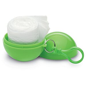Additional Image 3 - a green plastic container with a white roll of cotton