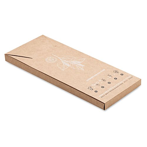 Additional Image 1 - a brown rectangular object with writing on it