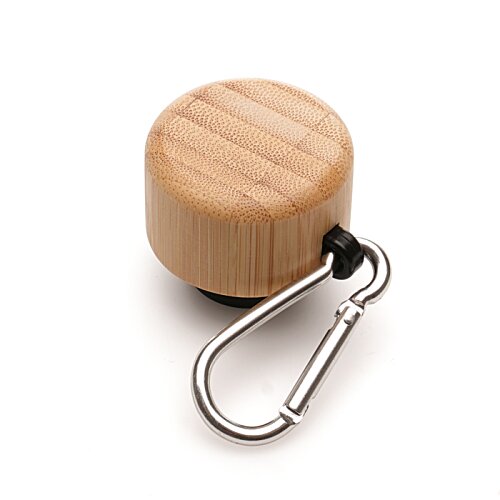 Additional Image 1 - a wooden object with a metal ring