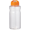 View Image 2 of 4 of Big Base Sports Bottle - Spout Lid - Clear - Printed